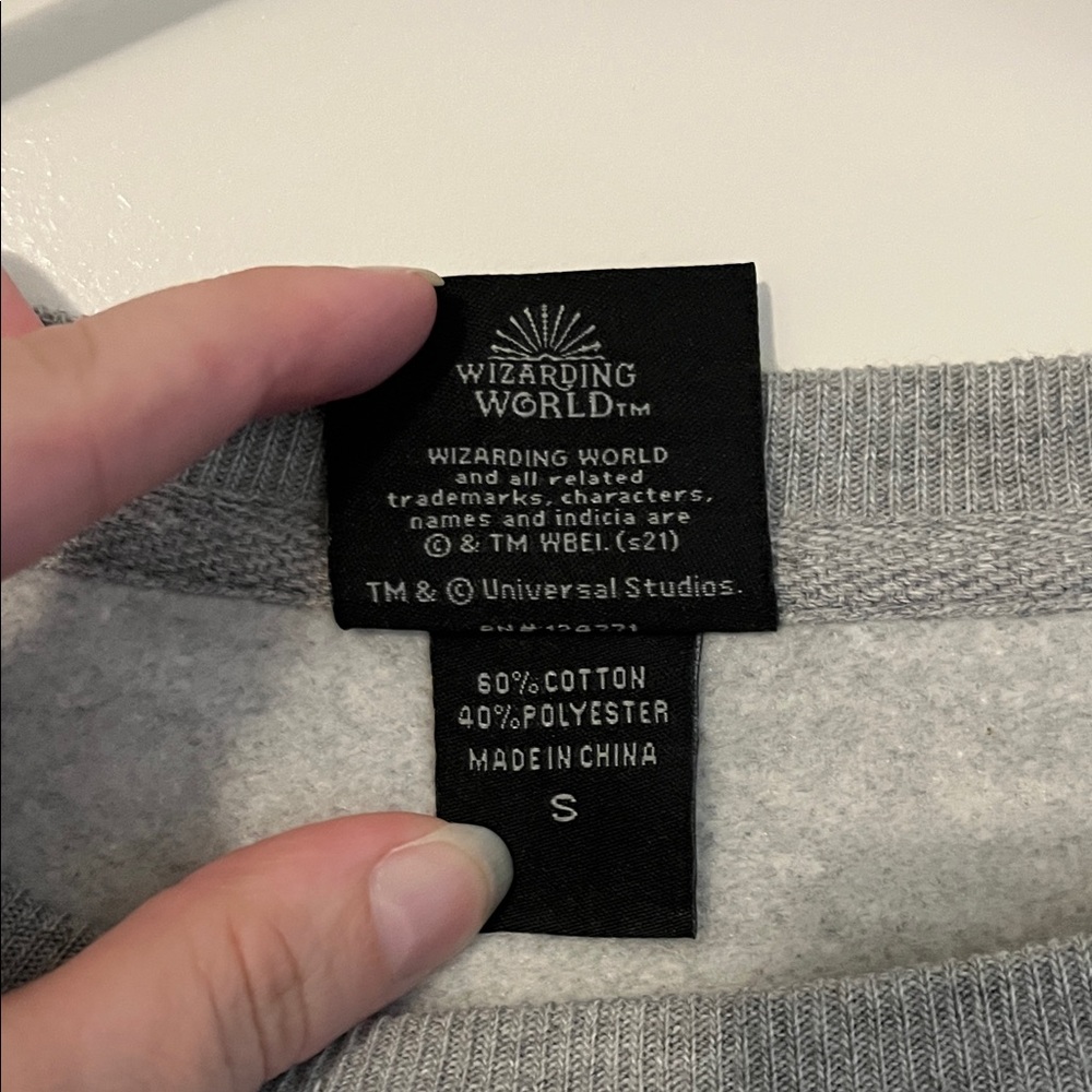 Slytherin Gray Crewneck Sweatshirt - Picture 2 of 5